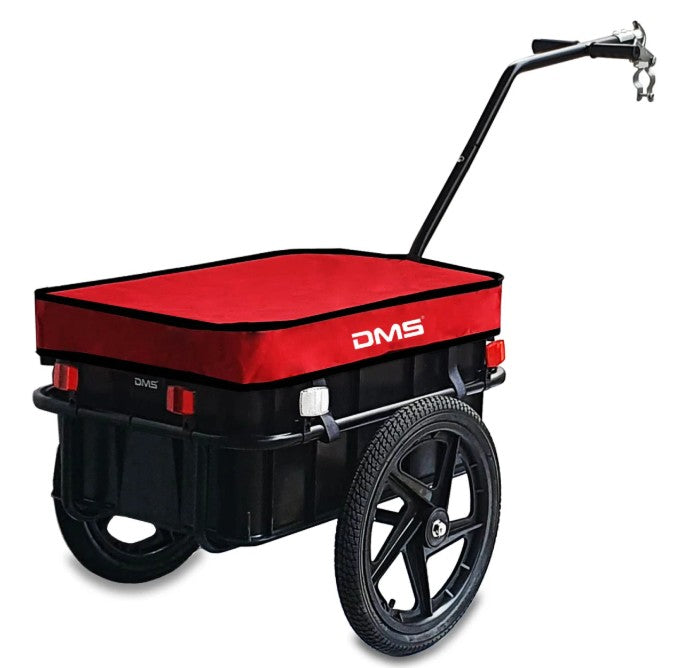 DMS Fahrradanhänger Lastenanhänger Cargo Anhänger Transport Handwagen 70L