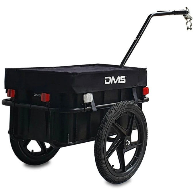 DMS Fahrradanhänger Lastenanhänger Cargo Anhänger Transport Handwagen 70L