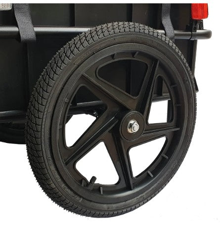 DMS Fahrradanhänger Lastenanhänger Cargo Anhänger Transport Handwagen 70L