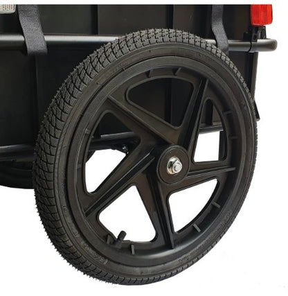 DMS Fahrradanhänger Lastenanhänger Cargo Anhänger Transport Handwagen 70L