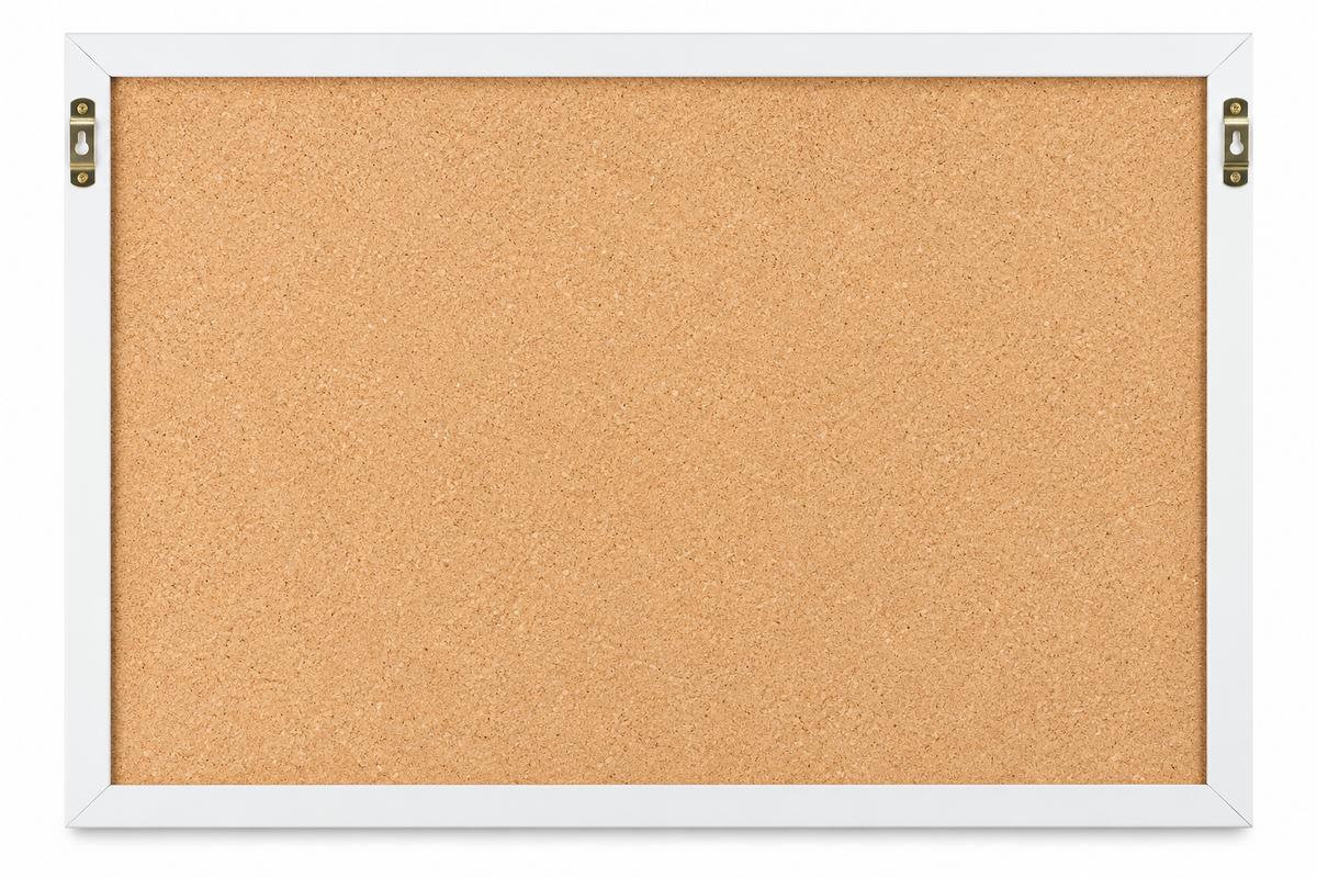 Navaris Memoboard Pinnwand 58x43 cm Leinen Stoff Pinnwand Weiß Rosa inkl. Pins