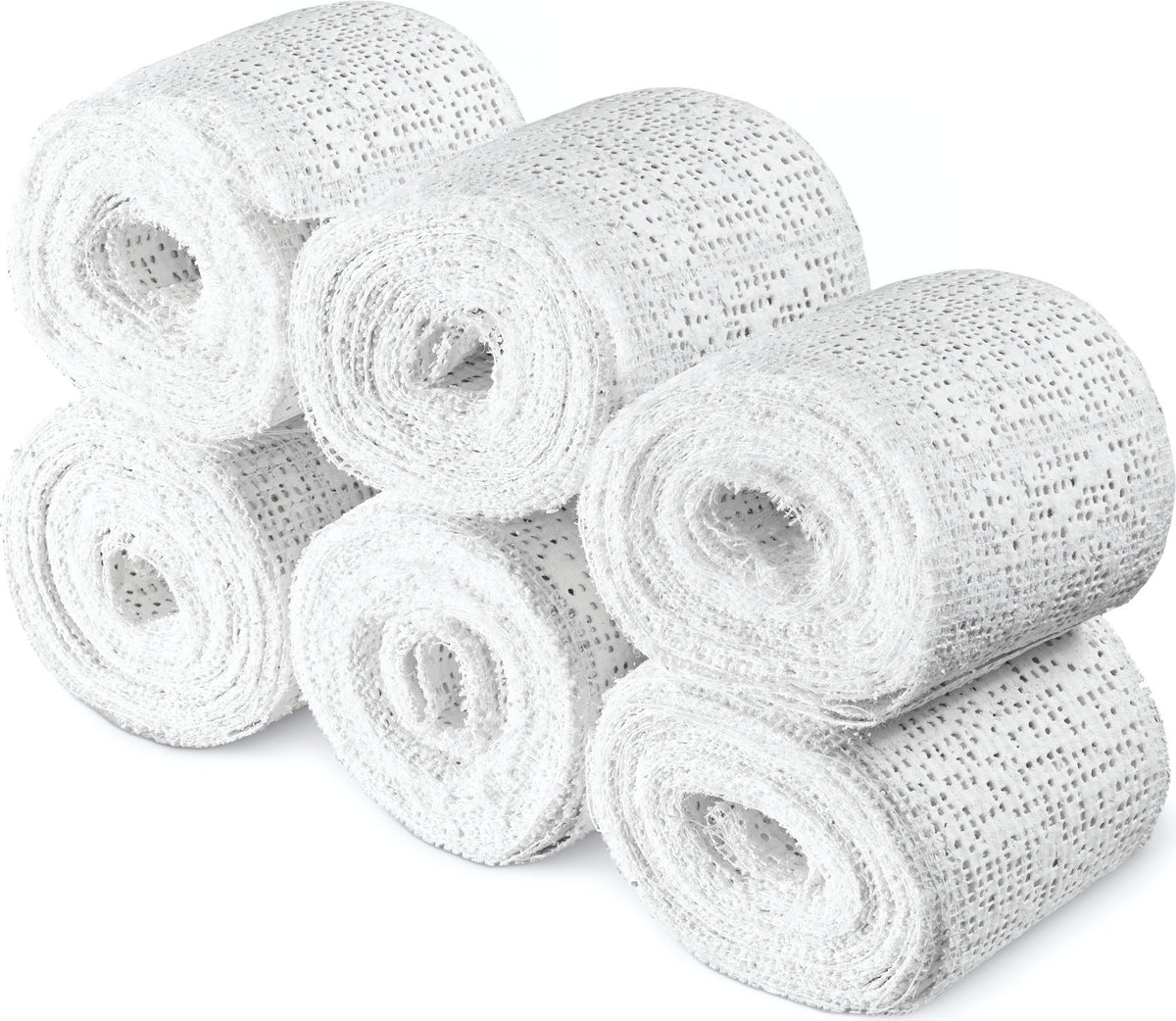 Navaris Gipsbinden 6er Set 5x300cm Babybauch Gipsabdruck Basteln Schwangerschaft