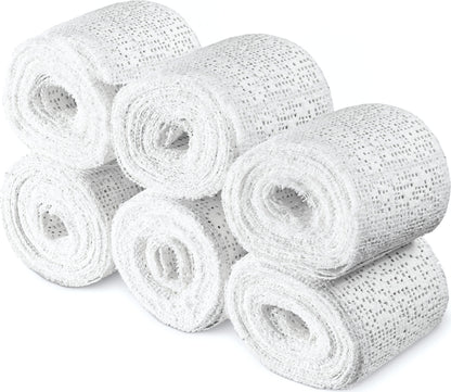 Navaris Gipsbinden 6er Set 5x300cm Babybauch Gipsabdruck Basteln Schwangerschaft