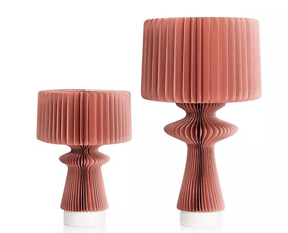 LUMIDA Casa Origami Tischlampe 2er Set LED Deko Leuchte Falt Design Lampe