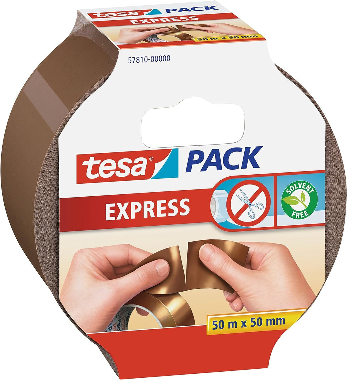 tesapack Express 50m 50mm braun -Packband-