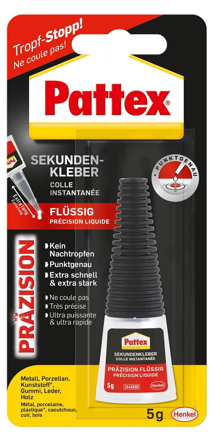 Pattex Sekundenkleber Präzision 5g