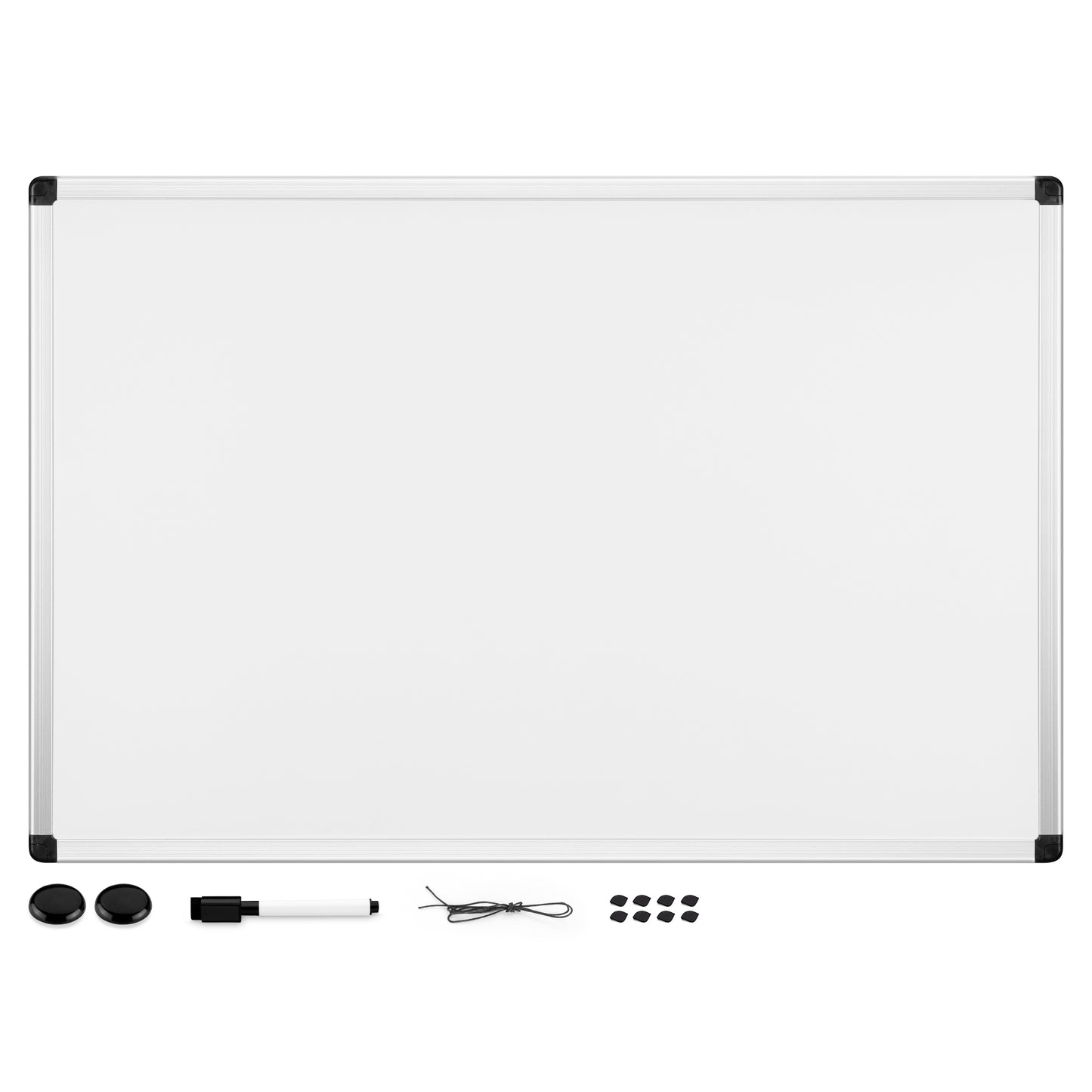 Magnettafel Whiteboard 60x40 beschreibbar Büro Pinnwand inkl Marker