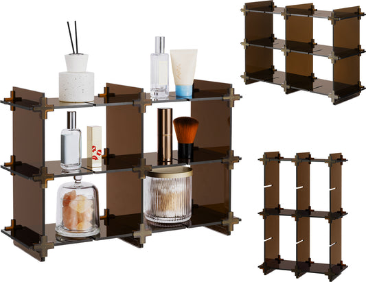 Navaris Verstellbarer Acryl Organizer Makeup Parfüm Skincare Pflege