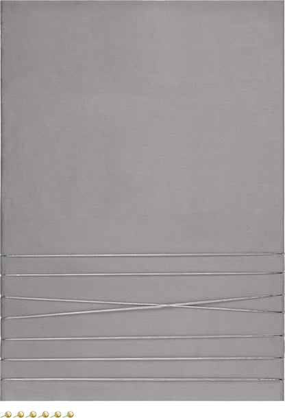 Navaris Pinnwand 70x50 cm Grau Samt Fotowand Memoboard Bilderwand mit Pins
