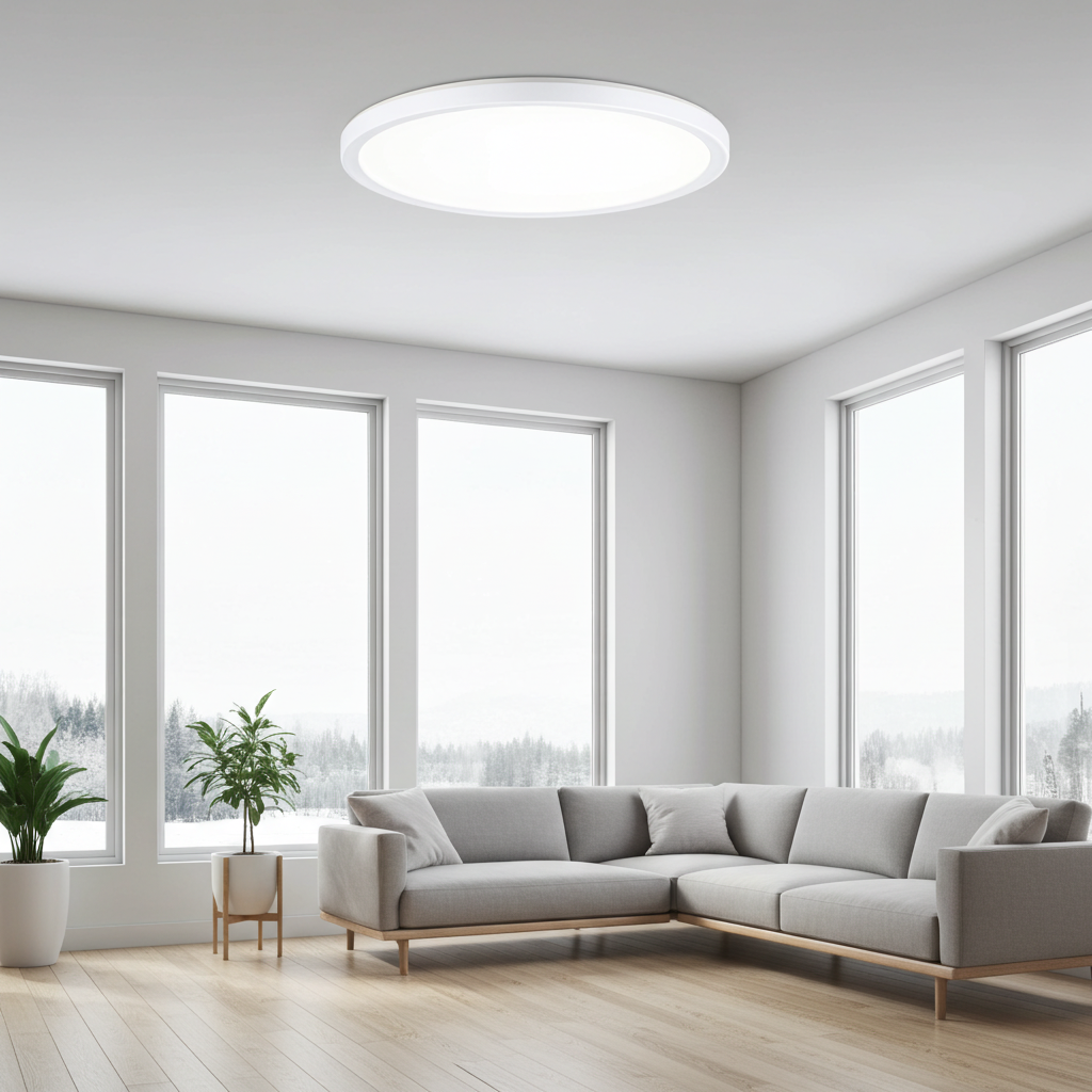 LED Deckenleuchte Hintergrundbeleuchtung 22W 4000K LED Deckenlampe dimmbar